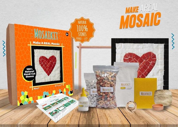 Neptune Mosaic, Serce, mozaika