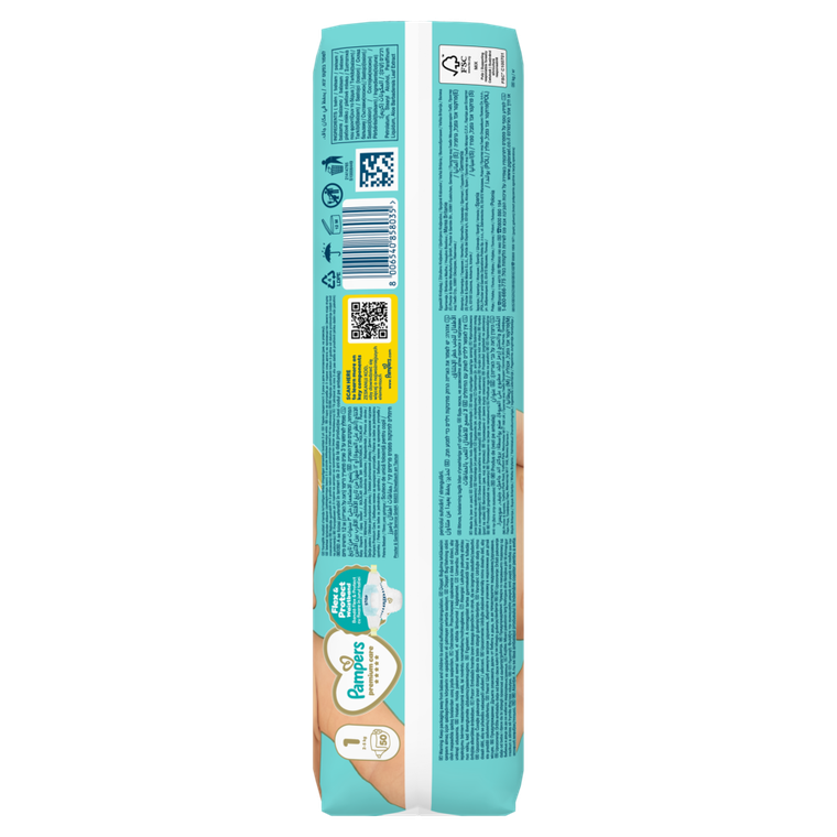 Pampers, Premium Care, pieluchy jednorazowe, rozmiar 1, 2-5kg, 50 szt.