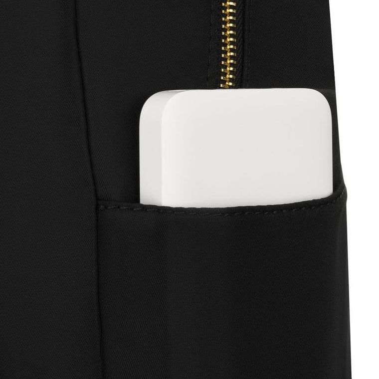 Plecak miejski, czarny, skóra ekologiczna, Peterson