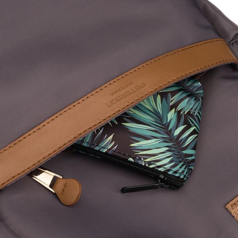 Plecak miejski, szary, Peterson