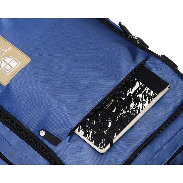 Plecak podróżny, bagaż podręczny do samolotu, niebieski, Peterson