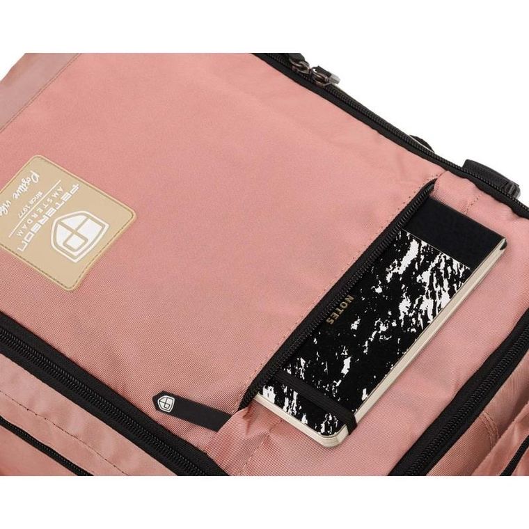 Plecak podróżny, bagaż podręczny do samolotu, różowy, Peterson