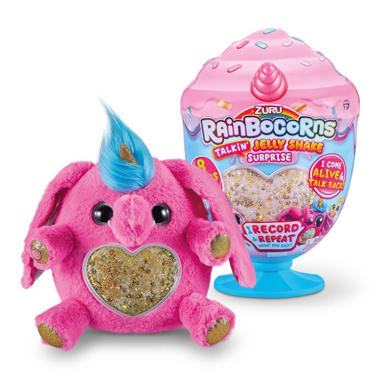 Rainbocorns, pucharek lodowy z mówiącą maskotką