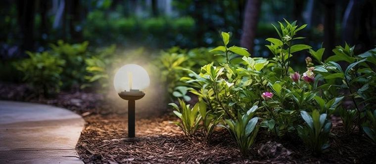 Saska Garden, lampa solarna, kula ozdobna, 10-345 cm