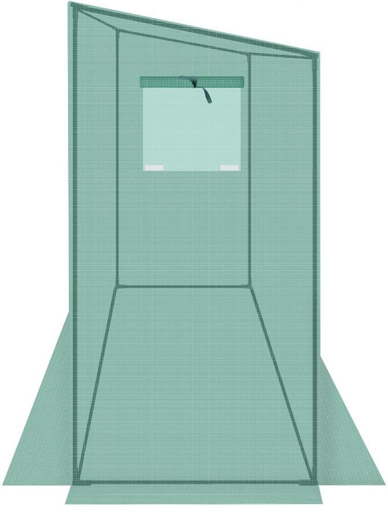 Saska Garden, szklarnia do pomidorów i ogórków, zielona, 200-77-168-150 cm