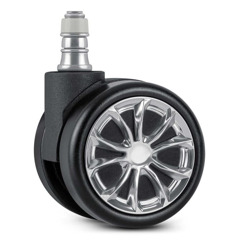 Sofotel, kółka gumowane do foteli, czarne, 5 szt.