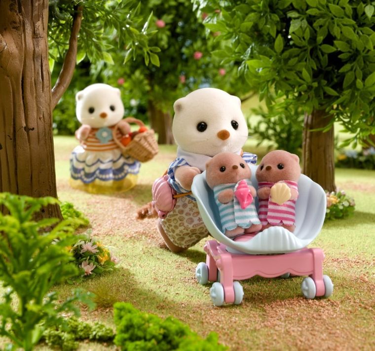 Sylvanian Families, Rodzina Wydr Morskich, zestaw figurek, 5803