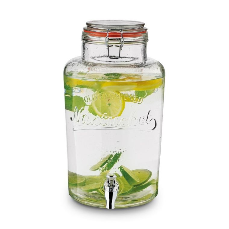 Tadar, Gregi, słoik z kranikiem i klipsem, 6,5 l