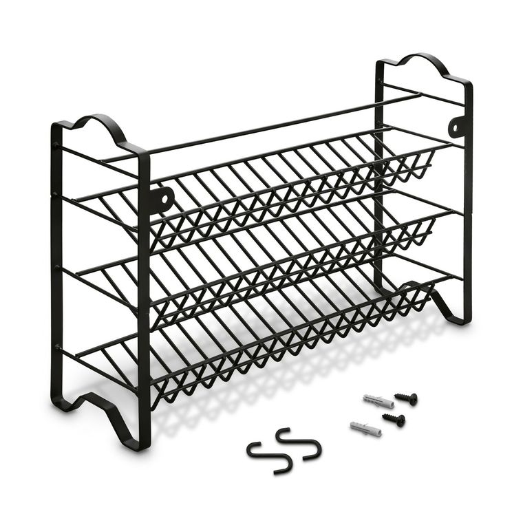 Tadar, Sabores, stojak na przyprawy, 24 pojemniki, 135 etykiet, lejek, szczotka, pisak