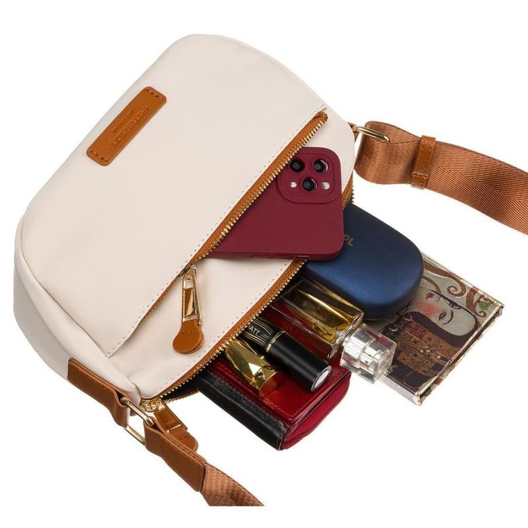 Torebka listonoszka, beżowa, Peterson