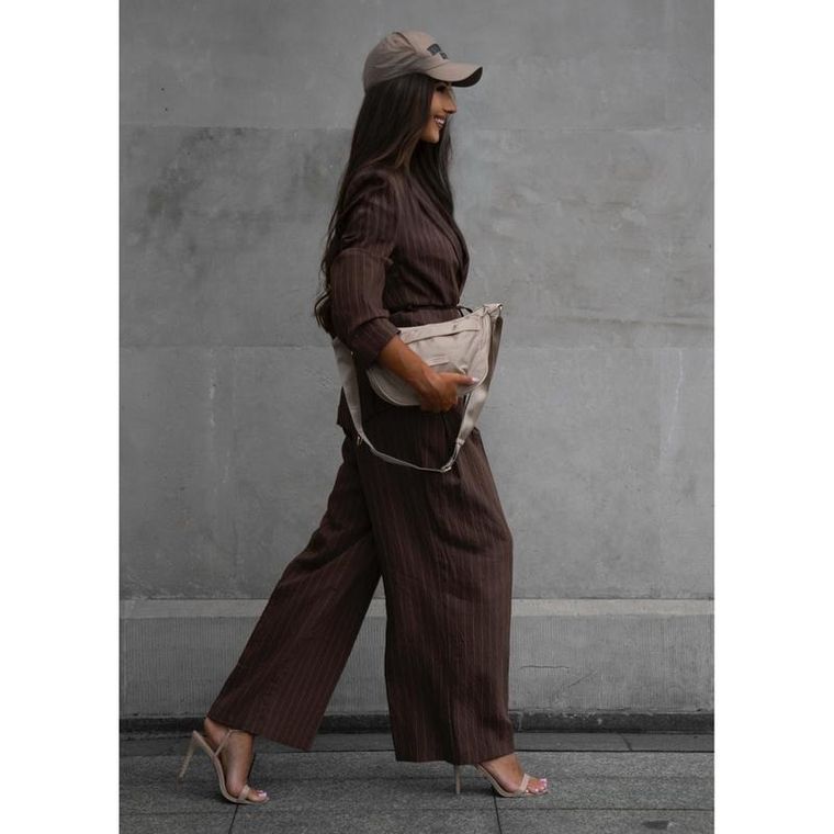 Torebka listonoszka, beżowa, Peterson