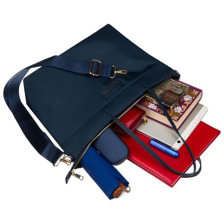 Torebka shopper, granatowa, Peterson