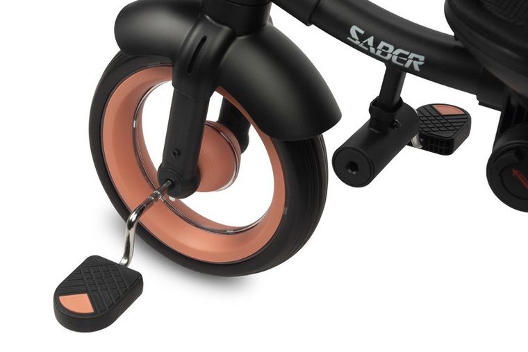 Toyz, Saber, rowerek 3-kołowy, light pink