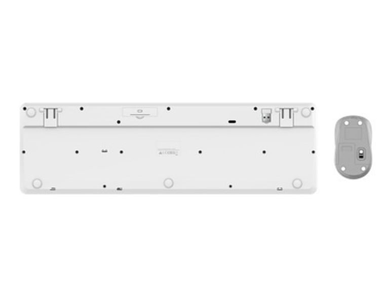 Trust, Ody II, zestaw klawiatura + mysz, bezprzewodowa, biała