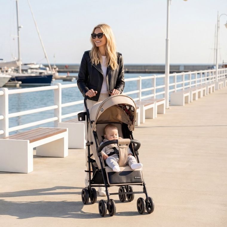 Tulano, Davos 35, wózek spacerowy, beige