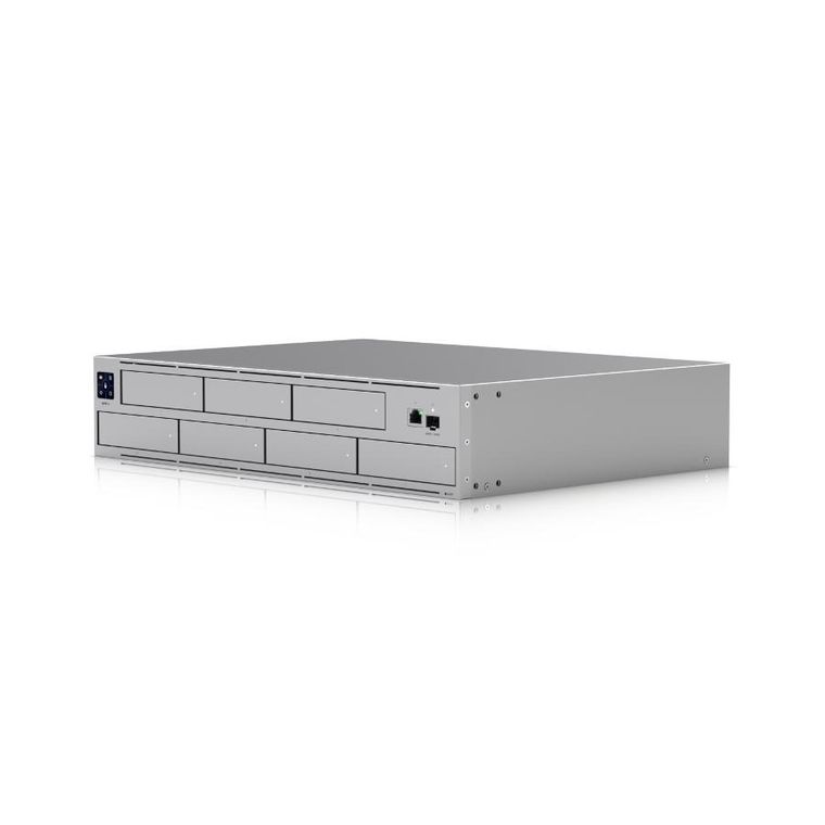 Ubiquiti, UNVR-Pro, sieciowy rejestrator wiedeo, NVR, 7xHDD, 1xSFP+, 1xRJ45 1000Mb/s, RAID 1, RAID 5