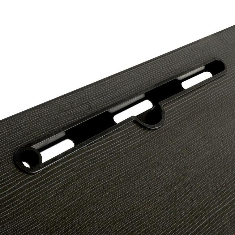 Vilde, stolik śniadaniowy do łóżka, pod laptop, składany, szary