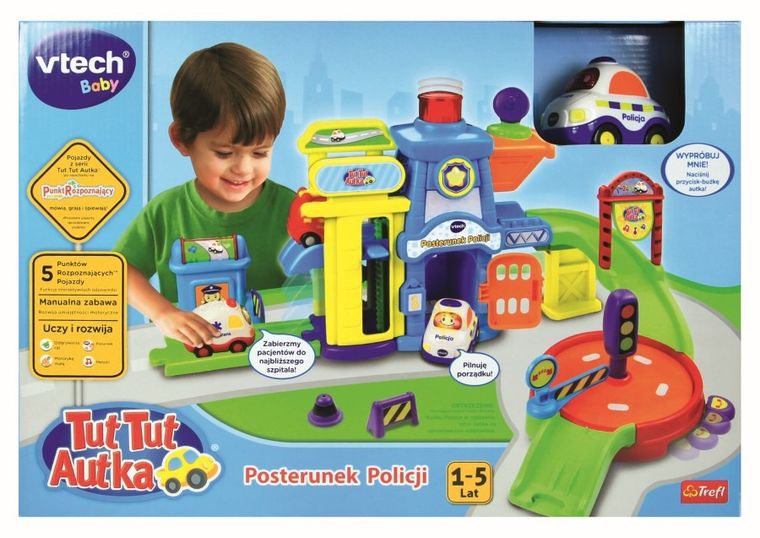 Vtech, Tut Tut Autka, Posterunek Policji, zestaw