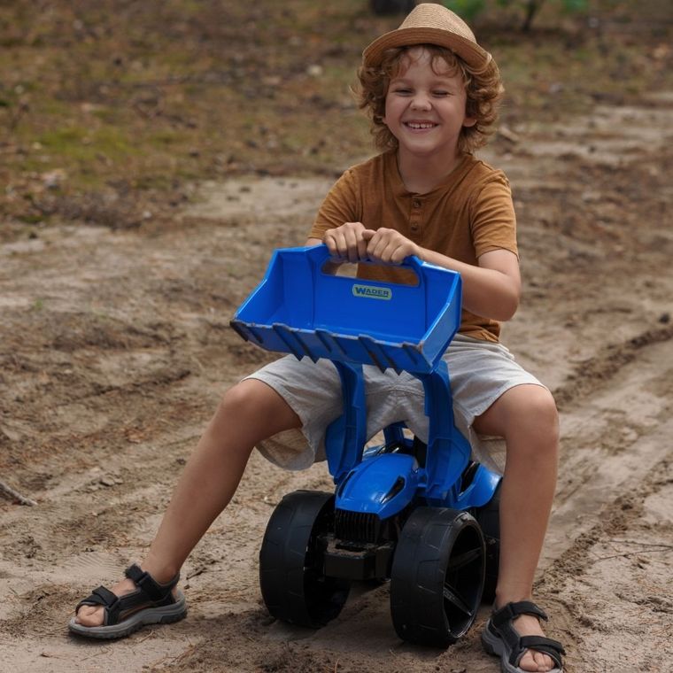 Wader, Maximus, spychacz, granatowy, 68 cm