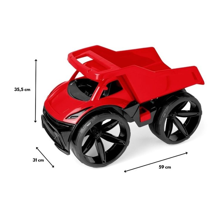 Wader, Maximus, wywrotka, czerwona, 59 cm