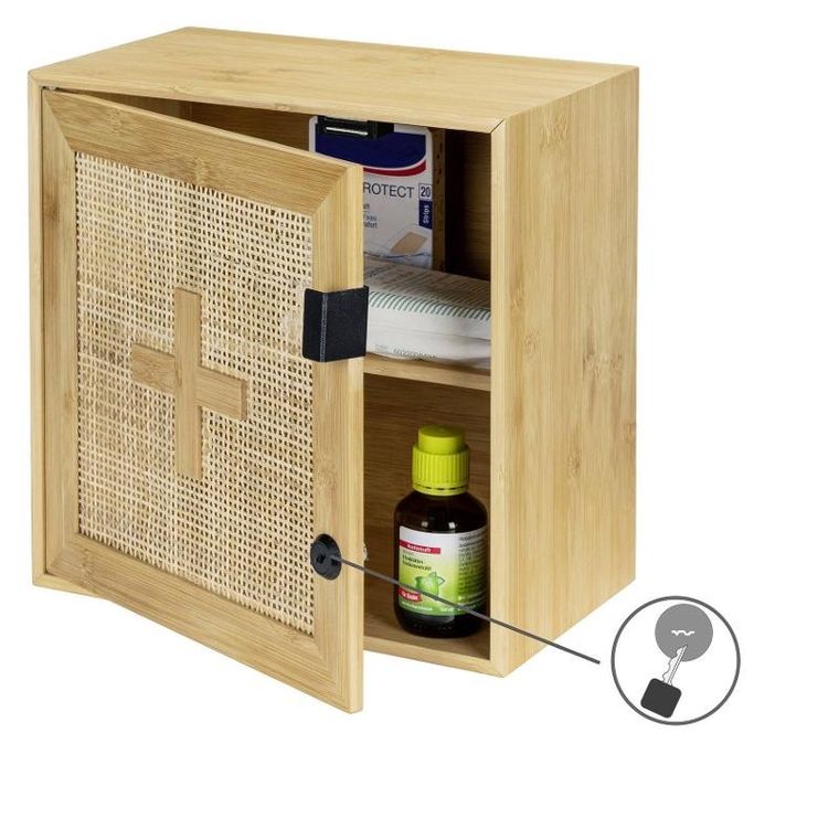 Wenko, Allegre Bamboo, apteczka, 30-30 cm