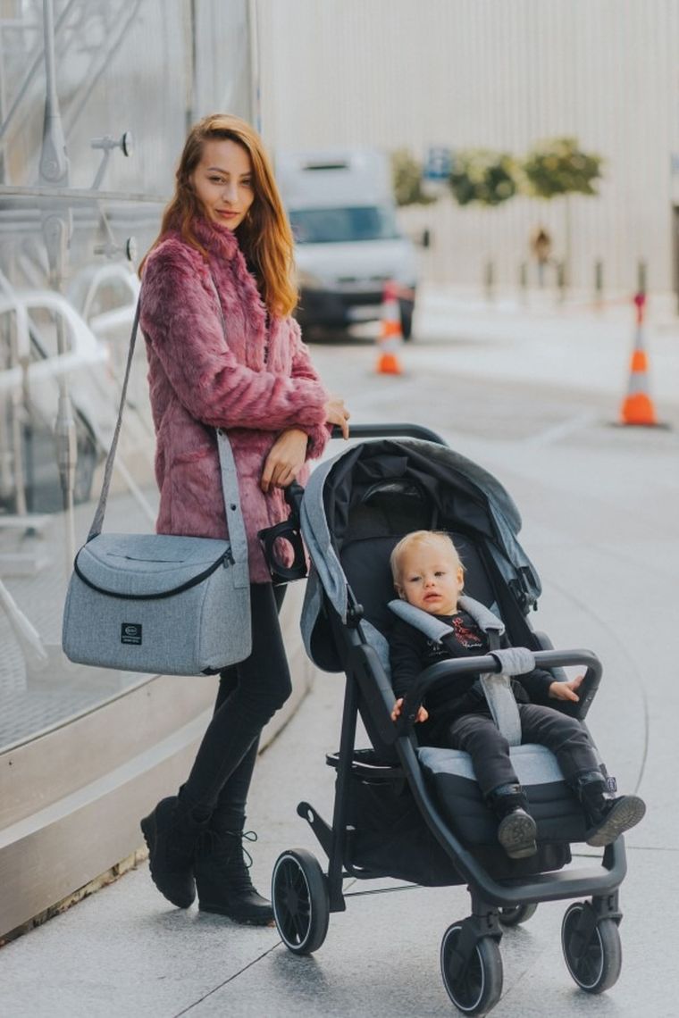 4Baby, Moody XXII, wózek spacerowy, Light Grey