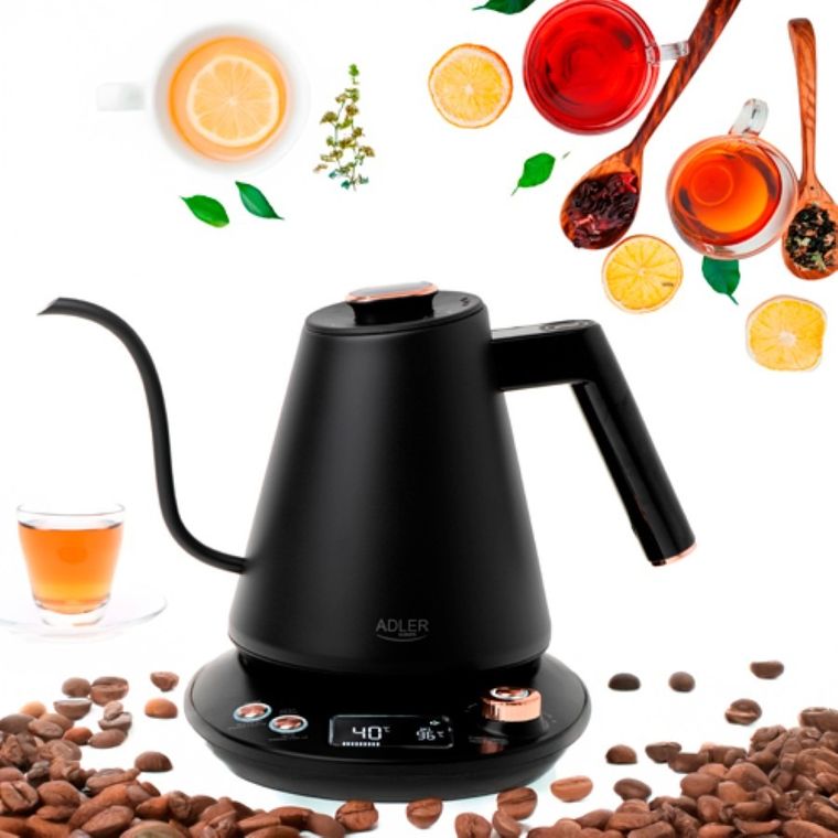 Adler, czajnik elektryczny z długą wylewką, 1,0l