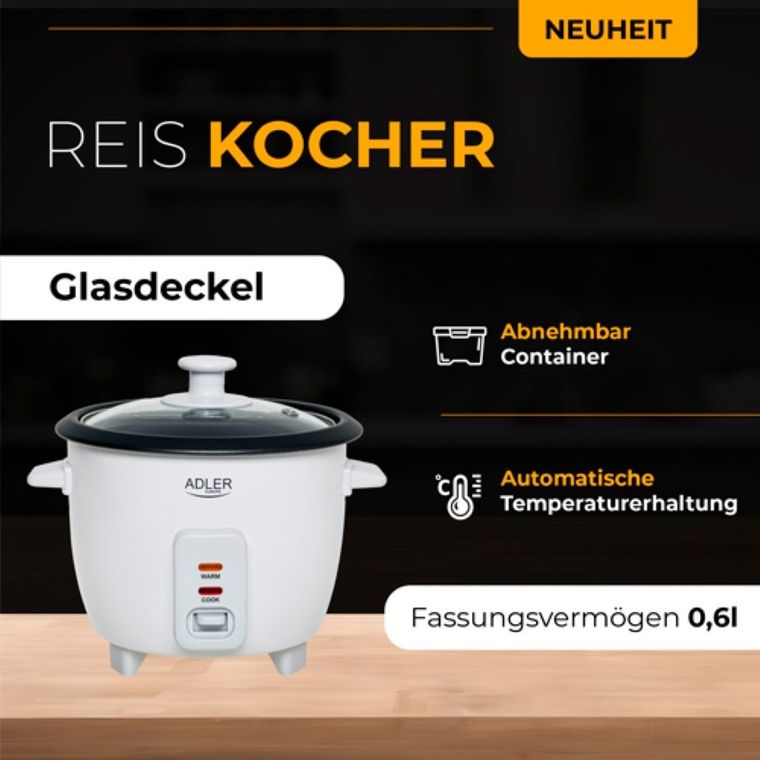 Adler, garnek do gotowania ryżu, 0,6l