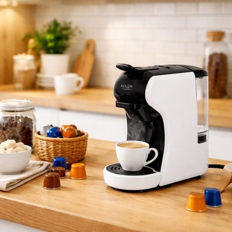 Adler, multi-ekspres ciśnieniowy, wielokapsułkowy, 19 bar