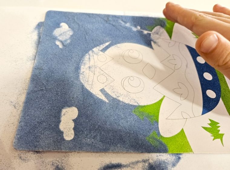 Alexander, Piaskowe malowanki, wielkanocny kurczaczek i zajączek, zestaw artystyczny