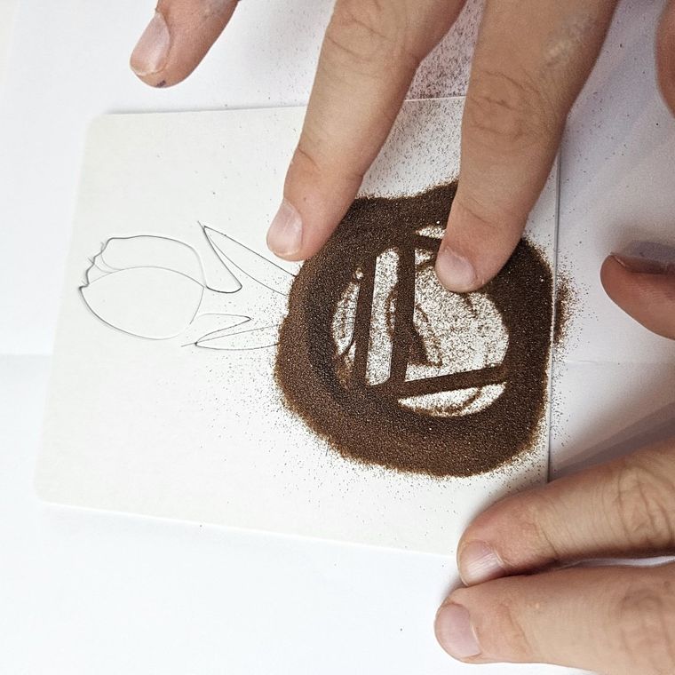 Alexander, Sand Art, Piaskowe Malowanki, Zajączek