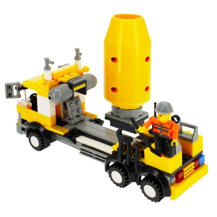 Alleblox, betoniarka, klocki konstrukcyjne, 216 elementów