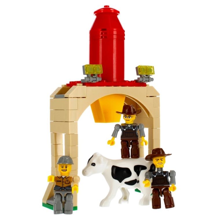 Alleblox, farma, klocki konstrukcyjne, 344 elementy