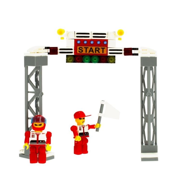 Alleblox, samochód wyścigowy, klocki konstrukcyjne, 255 elementów