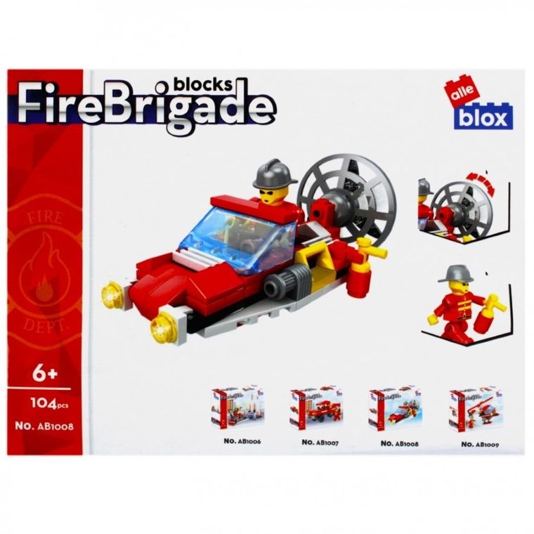 Alleblox, straż, klocki konstrukcyjne