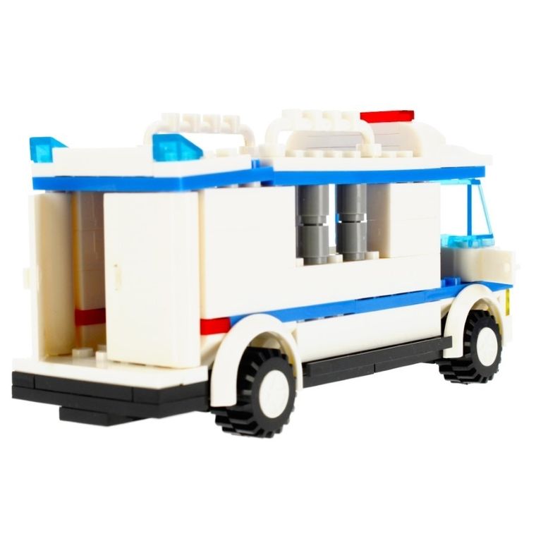 Alleblox, wóz policyjny, klocki konstrukcyjne, 134 elementy