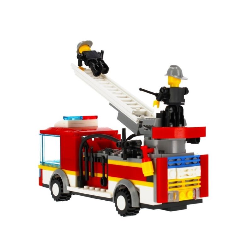 Alleblox, wóż strażacki, klocki konstrukcyjne, 196 elementów