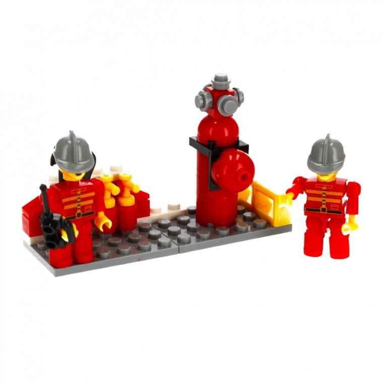 Alleblox, wóz strażacki, klocki konstrukcyjne, 299 elementów