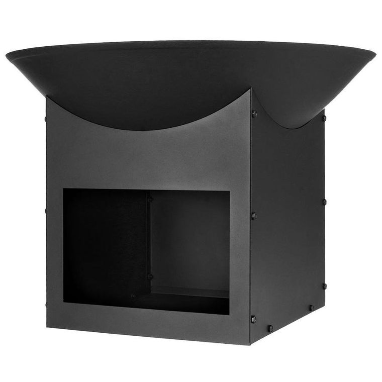 Ambiance, palenisko ogrodowe metalowe czarne, 56-41 cm