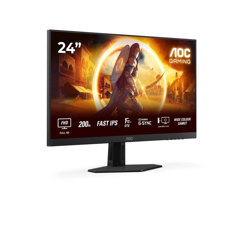 Aoc, monitor, 24G4HRE 23.8" Fast IPS 200Hz HDMIx2 DP