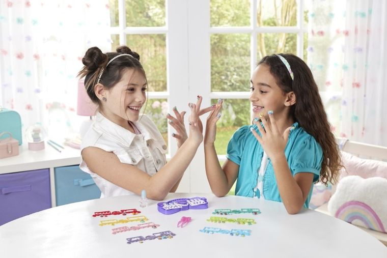 Aquabeads, Księżniczki Disneya, Nail Studio, zestaw kreatywny do stylizacji paznokci, 35071