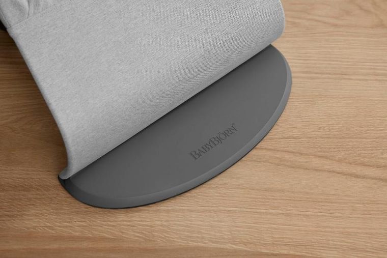 BabyBjörn, Bliss Woven, leżaczek, jasny szary, melanż