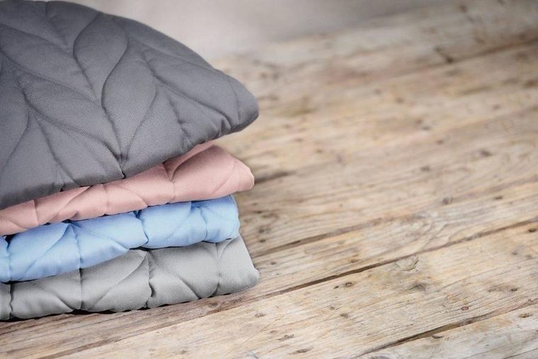 BabyBjörn, Bliss Woven, Petal Quilt, leżaczek, jasnoszary