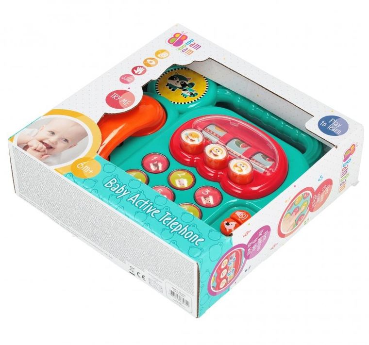Bam Bam, muzyczny telefonik stacjonarny, zabawka interkatywna