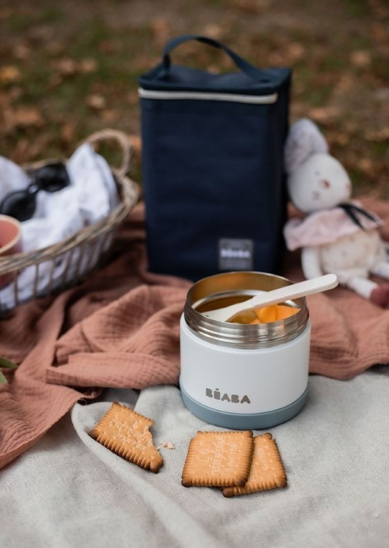 Beaba, termos, Baltic, Blue, White, 500 ml