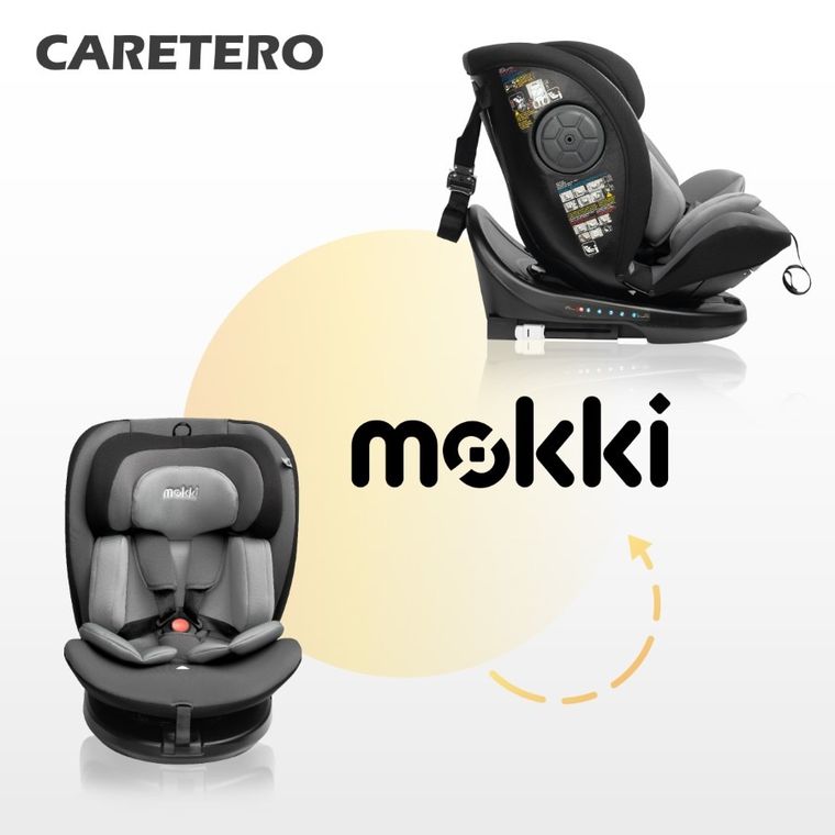 Caretero, Mokki I-Size, fotelik samochodowy, 40-150 cm, Navy