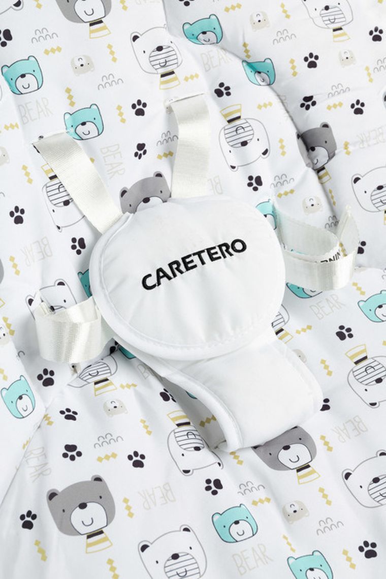 Caretero, Noco, elektryczny leżaczek i bujaczek 2w1, grey