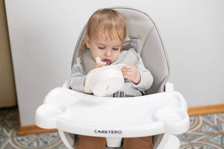 Caretero, Tuva, krzesełko do karmienia, Pink