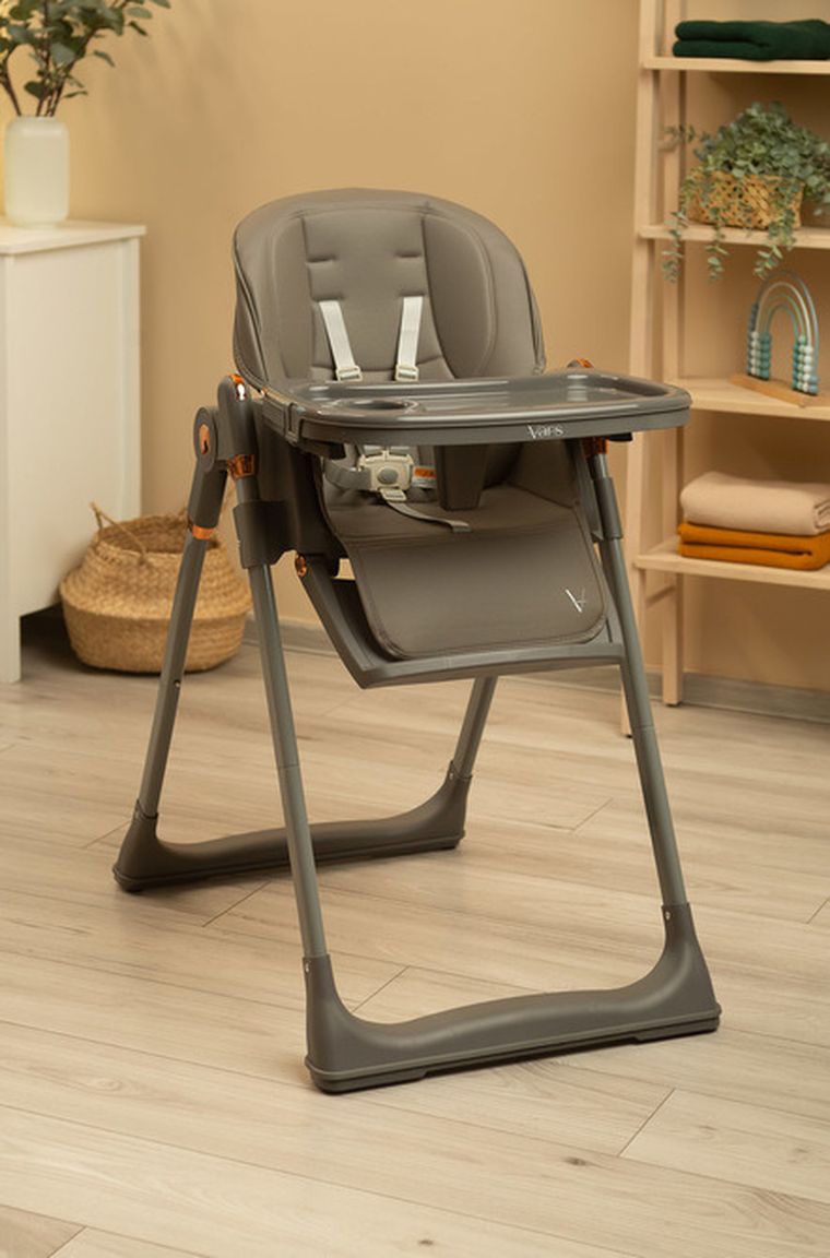 Caretero, Vars, krzesełko do karmienia, grey