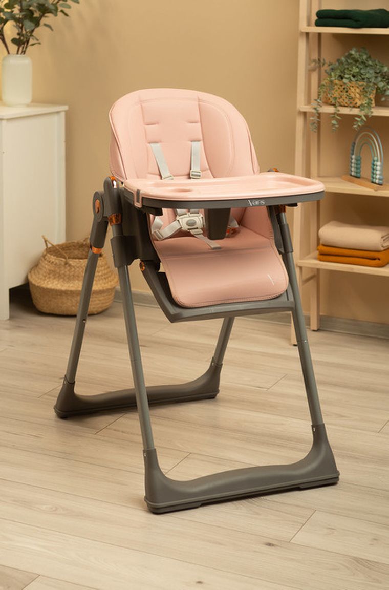 Caretero, Vars, krzesełko do karmienia, pink